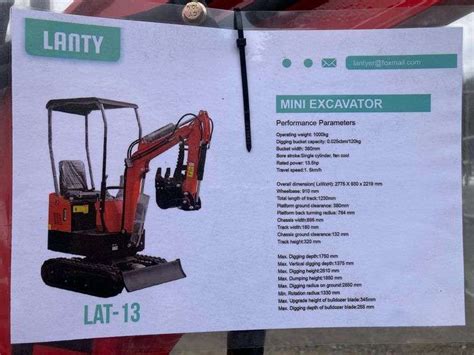 2024 lanty lat-13 mini excavator|lanty lat 13 for sale.